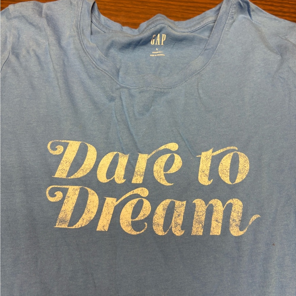 GAP Light Blue Crew Neck Tee